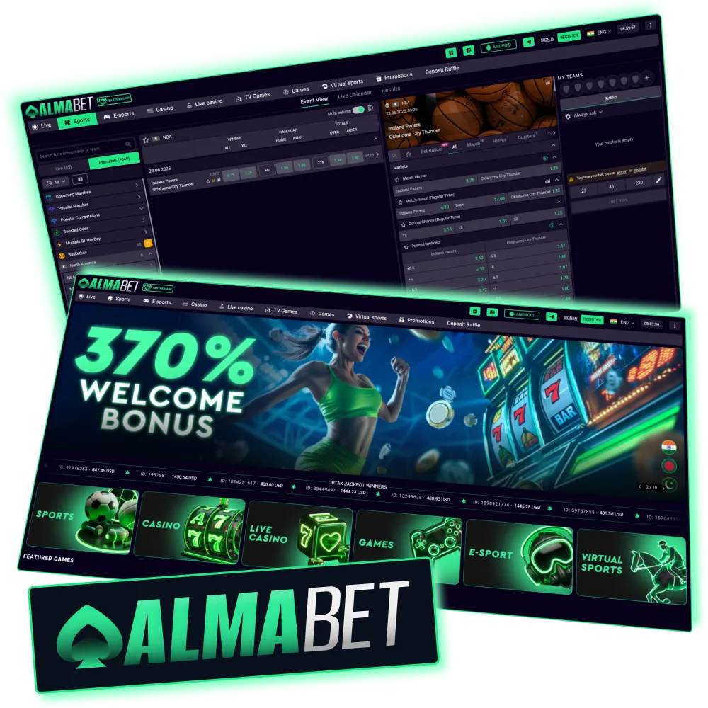 Play on Almabet India with legal license casino games and local payment options.